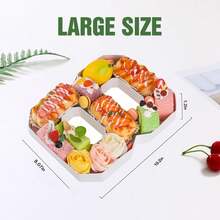 1pc Numeric Candy Box, Reusable Cake Box, Can Be Filled With Fruit Cake, Suitable For Birthday, Party, Gathering, Weekend Party, Anniversary And Other Events