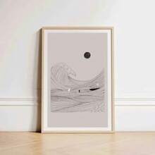 1 幅现代简约墙面艺术圣经经文耶稣帆布海报家居客厅卧室装饰画无框 - 彩色 - 查看 10