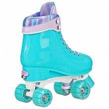 ​Children's Beginner Roller Skates Set With 54mm Wear-Resistant Wheels, Adjustable Size For 3-6 Years Old, Mint Green Girls' Skating Shoes, Including Safety Gear. - Mint Green - View 4
