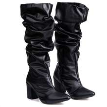 Domidona Women Fashion Boots - 黑色 - 查看 10