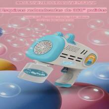 Máquina de burbujas de celebridades de Internet, totalmente automática, soplador de burbujas, juguete para niños, pistola de burbujas eléctrica de mano, regalo para niño y niña