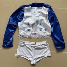 Sexy Football Baby Star Cheerleading Costume European Cup Cheerleading Costume Performance Costume