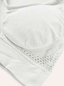 Sujetador deportivo para mujer talla grande a prueba de choques, transpirable, con tirantes anchos, desmontable con acolchado y espalda en U para yoga y espalda de tirante