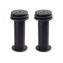 1 Pair Colorful Rubber Bike Handlebar Grips, Anti-Slip & Wear-Resistant Bicycle Handlebar Cover, Tricycle Scooter Riding Accessories - Multicolor - View 10