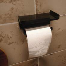 1 pièce Boîte de rangement pour serviettes en papier de cuisine/salle de bain, support et organisateur, rack de rangement à double usage, accessoires de toilette/salle de bain, accessoires de salle de bain d'hôtel (convient uniquement pour les articles de moins de 2 kg)