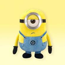 Miniso Minions Series, 9-Inch Stuart Doll, Cute Doll Pillow Gift For Women (1 PC) - Yellow - View 1