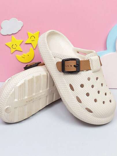 Nuevos zuecos cómodos y suaves de EVA con estilo para niños y niñas, para usar dentro y fuera