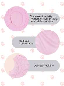 1pc "Little Miss Sassy" Printed Pet Cooling Vest, Anti-Flea, Hair Shedding Reduction, Breathable For Cats And Dogs Indoor/Outdoor Use
