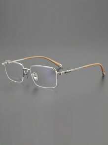 CHARMLIBRARY New 2025 Titanium-Alloy Frameless Design CHARMLIBRARY Super Lightweight Pure Titanium Eyeglass Frames, Anti-Allergic, Super Flexible, Business & Casual Unisex, Ultra-Thin, Anti-Sweat, Corrosion-Resistant, Lightweight & Comfortable, Premium Quality All-Match, Comes With Eyeglass Case And Cleaning Cloth, Ideal For Gifting Or Personal Use