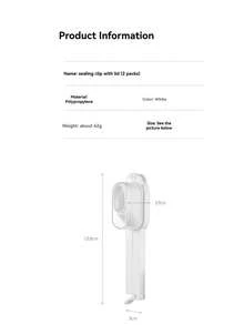 FaSoLa Food Bag Clips With Covers, Sealing Clips For Powder, Snacks, Kitchen Food Anti-Moisture, Multi-Functional Clamps - Multicolor - View 7