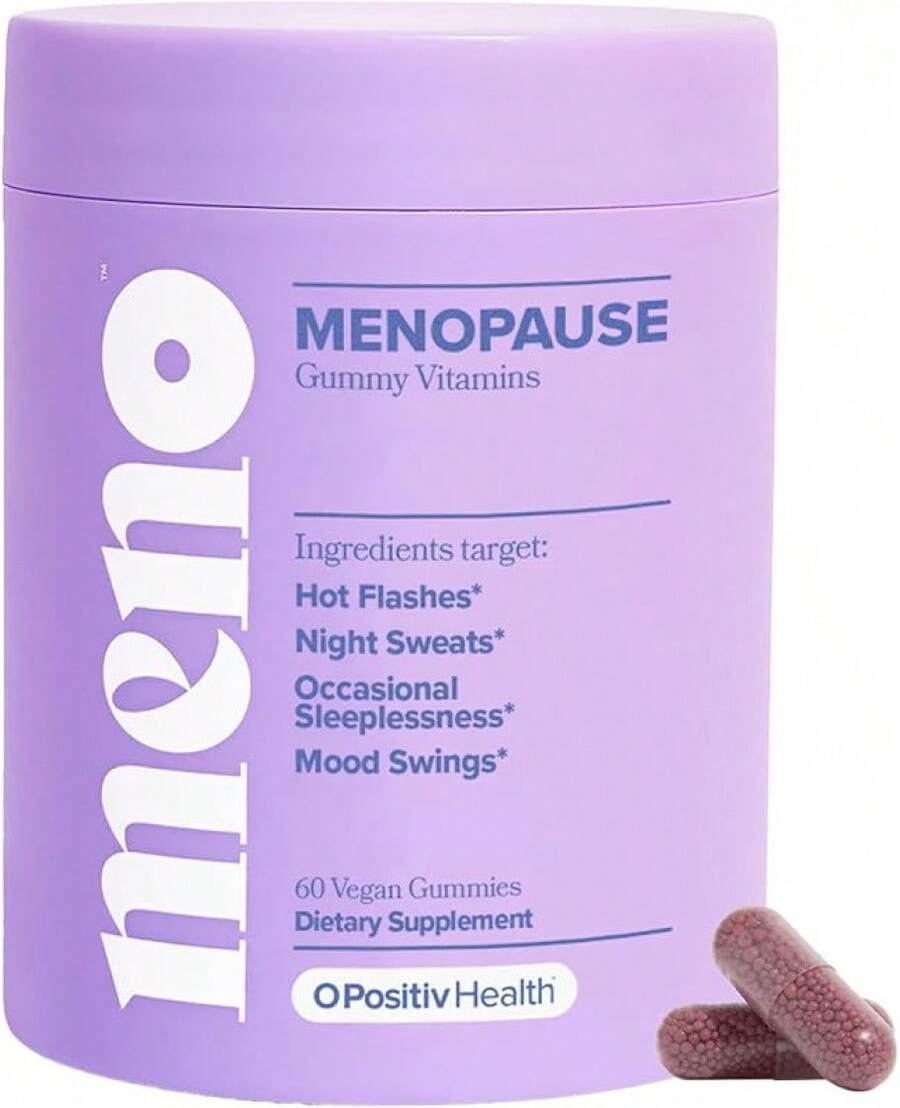O Positiv MENO Vitamins For Menopause - Hormone-Free Menopause Supplement For Women - Black Cohosh & Ashwagandha KSM-66 - Helps Relieve Hot Flashes, Night Sweats, Mood Swings - 30 Servings (Pack Of 1) - 更年期維生素(1包) - 查看 1