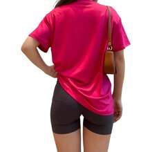 Fashionable Women's T-Shirt 2026, With Love Quotes, Casual And Emotional Clothing For Mother's Day Gift - 紫紅色 - 查看 4