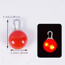 1 buah Lampu Kalung Anjing LED, Lampu Liontin Anjing, Lampu Jepit Tali Anjing, Untuk Jalan-jalan Malam dan Berkemah, Cocok untuk Kucing dan Anjing - MultiWarna - View 3