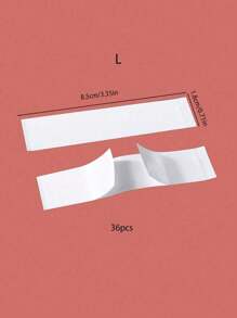 1 Stücke Mode Klebeband, reißfestes doppelseitiges Klebeband, transparentes und hautfarbenes Klebeband, 36 Stücke im Pack