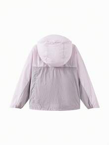 mini bala 男童女童清凉防晒夹克宝宝夏季亲子防晒外套 - 粉紅 - 查看 5