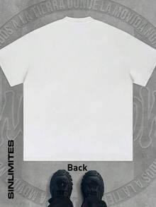 Black white green blue beige red  T-Shirt, 1 pcs Y2K kron  graphic print T-shirt 100% Pure cotton T Shirt Comfortable & Stretchy, Perfect for Summer Outdoor Activities | Casual Street Style Round Neck,S,M,L,XL,XXL T-Shirt in Hip Hop Streetwear Fashion Top for All Seasons, Casual Streetwear | Round Neck Tshirt | Cotton Shirtp - Blanco - Ver 4