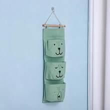 Hanging Storage Bag 3 Pocket Waterproof Hanging Organizer For Dorm Living Room Bathroom Home Fabric Wall Closet Organizer