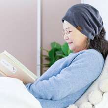 1pc Women's Lightweight Sleeping Hat, Thin Breathable Wind Proof Postpartum Head Cover Cap, No Pressure Sleeping Hat For Men & Women, Spring/Autumn