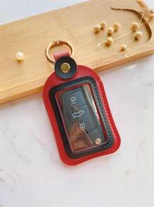 1 pieza Funda de protección para llave de coche con control remoto universal. Compacta, conveniente y fácil de llevar. Accesorio para llave de coche para mujer, mini billetera, monedero, billetera