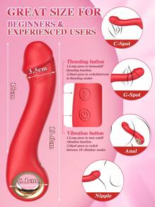 Thrust Dildo Vaginal Massager Adult Sex Toys G-Spot Clitoral Stimulator Sexy Sex Toys Rose Vibrator Telescopic Vibration Massage Vaginal Vibration Sex Toys Long Vibrator Soft Silicone Private Dildo Vibrator Telescopic Vibrator Sex Toys Sexual Health, Butt Plug Anal Vibrator, Dildos And Vibrators, Vibrators Sexual Toys, Sex Toys For Couple, Sexy Sex Toys,Sex Toy For Ladies