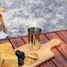 Customized Outdoor Mini Stainless Steel Shot Glass Set Of 4 Pcs, Portable Water Cup For Hiking, Camping, Bar, Restaurant, Suitable For Elders, Friends, Father's Day Gift