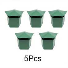 1/3/5/8 件纯色塑料蛞蝓和蜗牛陷阱，简易绿色花园害虫控制蜗牛盒，无需电池，非常适合花园害虫管理 - 綠色 - 查看 12