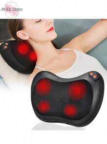 LIPETY Rückenmassagegerät, Nackenmassagegerät mit Wärme, Massagekissen, Ganzkörperentspannung, Perfekt für Männer & Frauen, Elektrisches Shiatsu-Rückenmassagegerät, Knet-Schultermassagegerät für den ganzen Körper, Massage zu Hause/im Büro