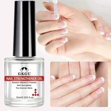 GKGU Vitamin Nail Strengthener For Uneven Nails, Stop Your Nails From Chipping And Peeling, Stop Nails From Chipping And Peeling, Nail Care Products, Harden Your Nails, Enhance Nail Gloss, 10ml/0.33fl.Oz