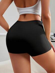 6件套女士无缝冰丝短裤，防走光防卷边设计，中腰内裤，适合搭配紧身裤 - 彩色 - 查看 7