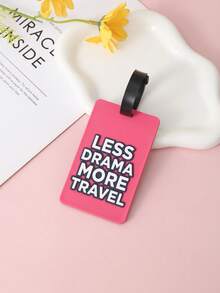 4PCS/1PC Simple Fashion Pattern Luggage Tag, Lightweight Suitcase Tag, Travel Accessories, Suitcase Identification Hanging Tag, Airplane Boarding Tag, Travel Carrying Identification Tag Luggage Tag Travel Accessories Travel Essentials Travel Organizer For Beach Summer Vacation Back To School Travel Must Haves