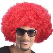 Peluca afro esponjosa y vibrante - Peluca de disfraz de payaso colorido para fiestas, fans y eventos temáticos, gorra de malla elástica, fibra de baja temperatura, adecuada para Halloween, cosplay y reuniones festivas, estilo de cabello rizado, accesorios de peluca cómodos