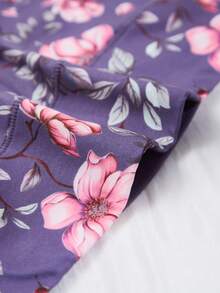 5pcs/Pack Women Plus Size Floral Print Comfortable Large Triangle Panties - Multicolor - View 10