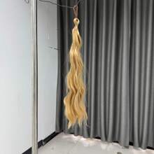 1pc Ombre Wavy Braided Ponytail Wig