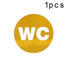 علامة مرآة أكريليك كلاسيكية للحمام مع ظهر لاصق - ديكور سهل التطبيق للباب لاستخدام المنزل والتجاري ، مواد مدرسية ، عودة إلى المدرسة