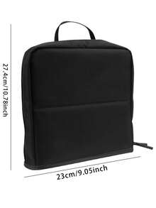 1pc Large Capacity Vertical Handheld Foldable Portable Travel Makeup Organizer Bag, Professional Makeup Artist Cosmetic Brush Case - Multicolor - View 2