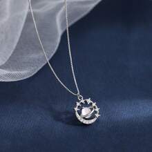 1pc Dreamy Planets & Universe Astronomy Sphere Colorful Pendant Necklace, Suitable For Women Everyday Wear