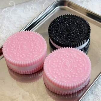 1 pieza Juguete de estrés tipo galleta de sándwich, nuevo y popular juguete antiestrés para adolescentes