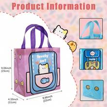 12 Pcs Capybara Theme Gift Bags - Cute Capybara Gift Bags With Handles For Animal Theme Party, Wedding, Birthday Theme Party Gift Bags - Mix - View 3