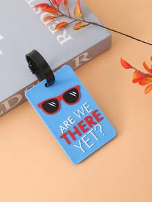 3pcs/1pc Luggage Tag, Bright Color Name Card Holder, Unique Travel Luggage Tag, Suitcase Identification Tag For Female Male Interesting Luggage TagLuggage Tag Travel Accessories Travel Essentials Travel Organizer For Beach Summer Vacation Back To School