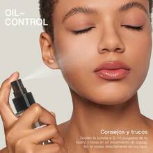 Spray cosmético transparente y puro cobertura uniforme fijación duradera promueve hidratación fixador maquillaje rostro larga duración efecto glow piel - #02 - Ver 4