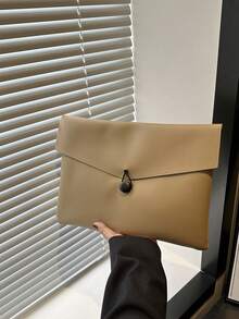 Fashionable New Solid Color Envelope Handbag, Street Style PU Envelope Bag For Women - Multicolor - View 13