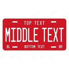 1pc Customizable Metal Alloy Decorative Car License Plate Sign - Personalized Wall Art Decor, Waterproof, Fade Resistant, Pre-Drilled Holes - Perfect For Christmas, Halloween, Thanksgiving - 6x12 Inch Metal Wire Ornament,Home Harmony