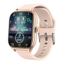 1pc Women's Smart Watch With 1.44-Inch Touch Screen, Silicone Band, Multi-Sport Modes, Camera Control, Social App Notifications, Heart Rate & Sleep Monitoring, Suitable For Casual, Sports, Gifts And More - Pink - View 9