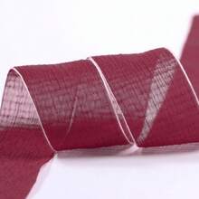 韩式圆点纱丝带、雪纺面料、DIY蝴蝶结、发饰和包装材料 - 彩色 - 查看 16