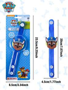 1PC Paw Patrol Officially Licensed Blue Chase Glow Wristband – 3 Colorful Light Modes Party Decorations Hobby Collectibles Perfect Gift Choice For Fans Ideal For Outdoor Activities And Holiday Nighttime Fun