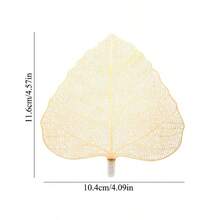 1 pieza Colador de té en forma de hoja de bodhi, de material de acero inoxidable, infusor de té creativo, accesorio para juego de té Kung Fu - Multicolor - Ver 8