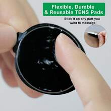 EMS Massage Patch TENS Unit Body Massager Stickers 3.5mm Snap Connector Latex-Free Self-Adhesive Reusable TENS Electrode Pads - Multicolor - View 9