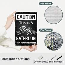 1 Pc 8 "X 12" /20 Cm * 30 Cm Peacock Decor Vintage Metal Tin Sign Peacock Feather Quote Cute Funny Retro Wall Art For Kitchen Bathroom Home Decor Gifts Sign 12 * 8in Gift Ideas Funny Tin Sign Tin Decor Vintage Inspired Wall Poster Men's Cave Courtyard Garden Wall Decor, Home Decoration, Metal Sign Gift, Wall Art Wall Decor For Home Kitchen Bar Patio Room Garage Retro Tin Poster Plaque 12 X8 - Vintage Metal 002 - View 3