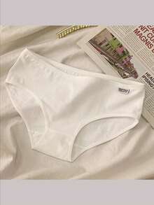 5pcs/Pack Women & Girls Cotton Breathable Mid-Waist Triangle Briefs - Multicolor - View 4