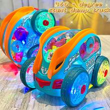 An Automatic Dump Truck Toy With Colorful Lights And Music, It Rolls Over By Itself And Is A Lot Of Fun. It'S A Great Gift For Birthdays, Holidays, Christmas, Thanksgiving, Halloween, And Parties.(Batteries Not Included)